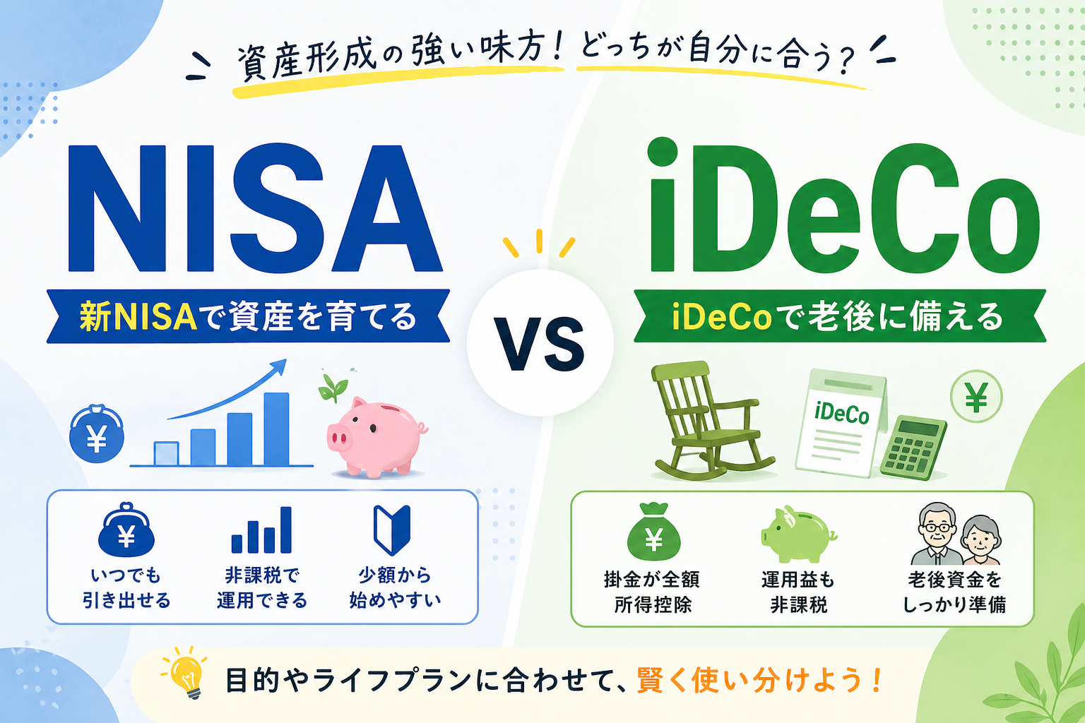 NISA vs iDeCo